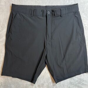 Golf Shorts Men Black sz 34 Greg Norman EUC Pockets Casual Weekend